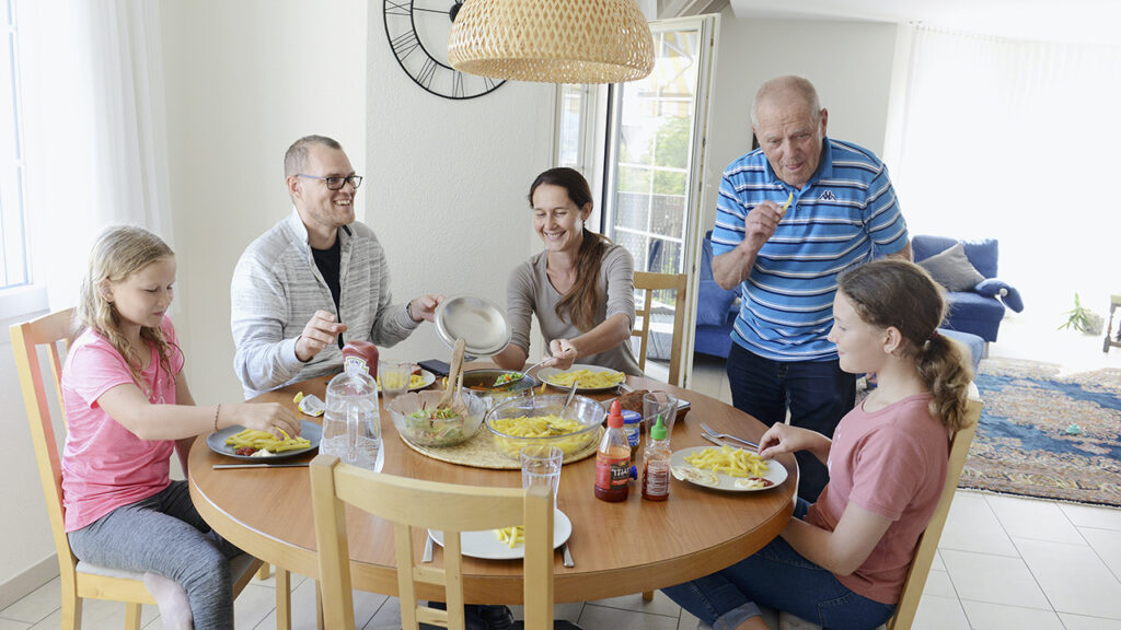 Dieter Förster with his family